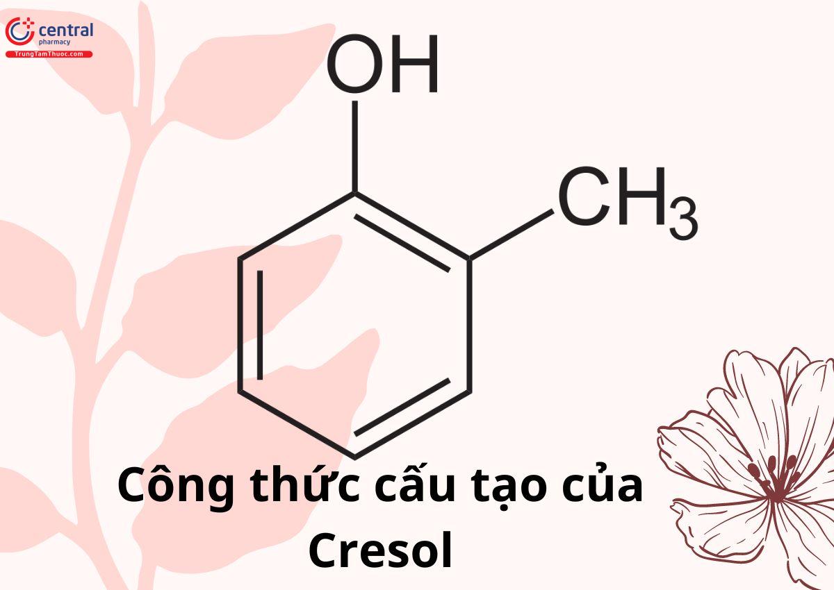 Công thức cấu tạo của Cresol