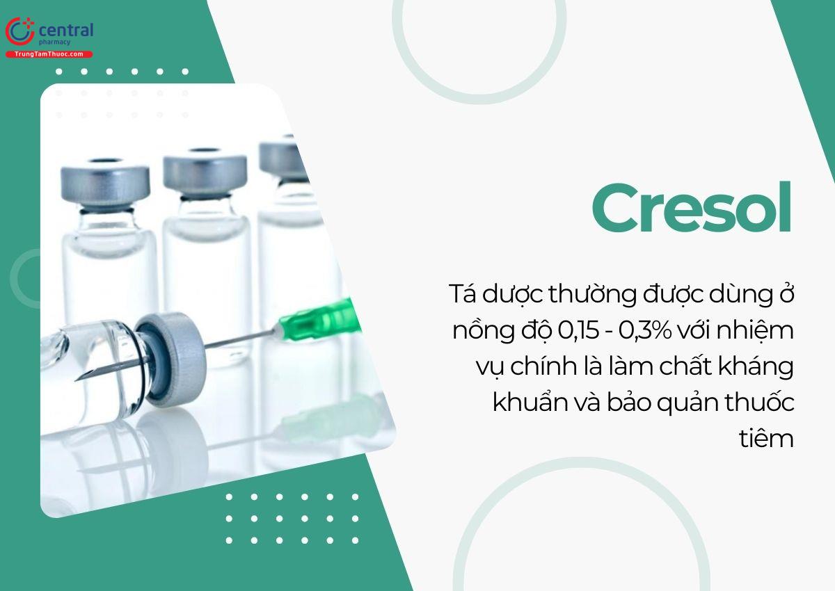 Ứng dụng của Cresol 