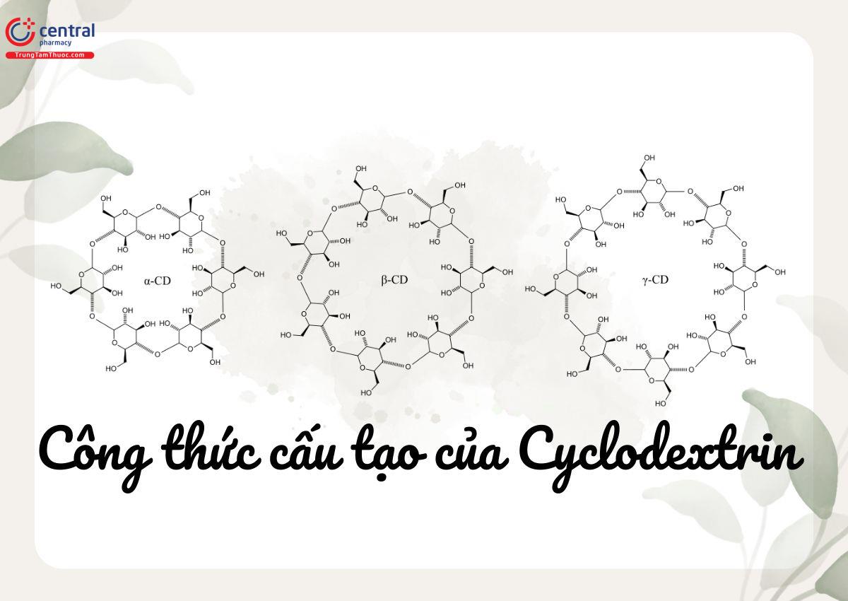 Tạo công thức của Cyclodextrin 