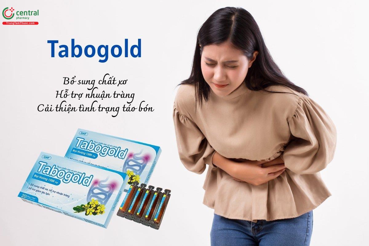 Tabogold - Hỗ trợ nhuận tràng và cải thiện tình trạng táo bón