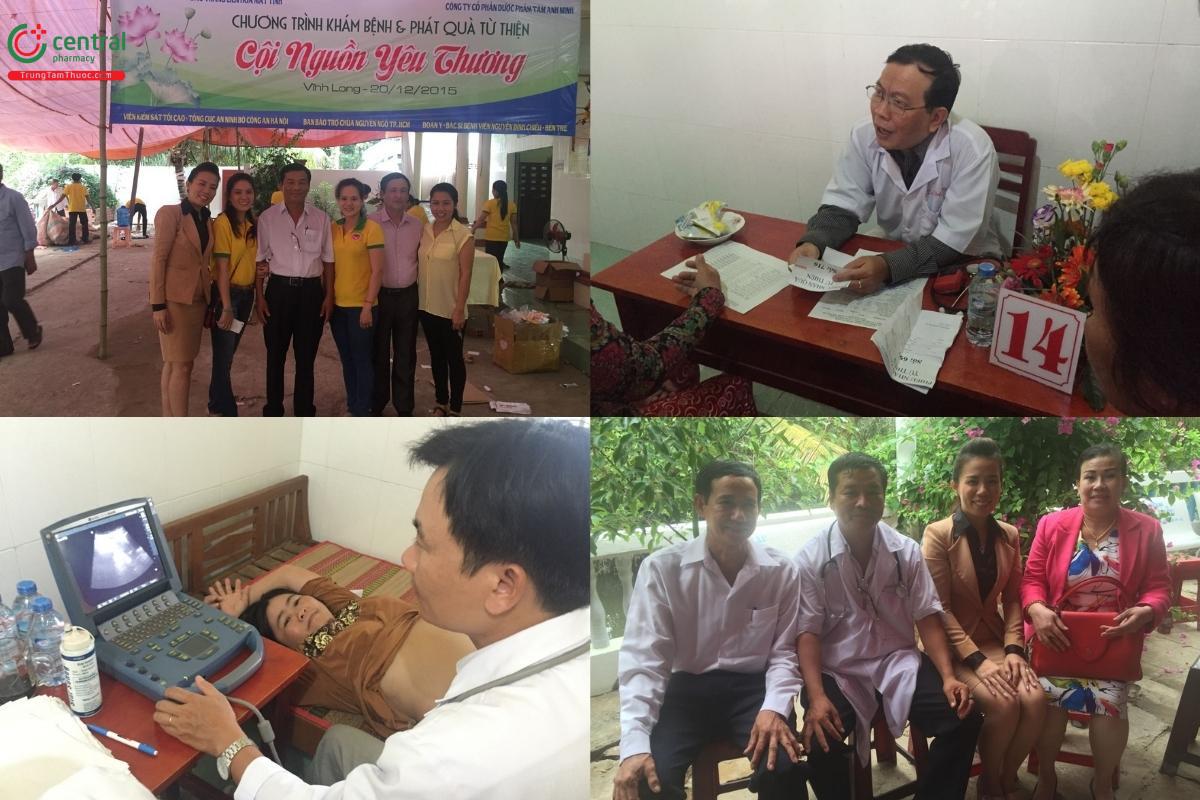 Chương trình khám bệnh và phát quà từ thiện của Công ty Cổ phần Dược phẩm Tâm Anh Minh tại Vĩnh Long