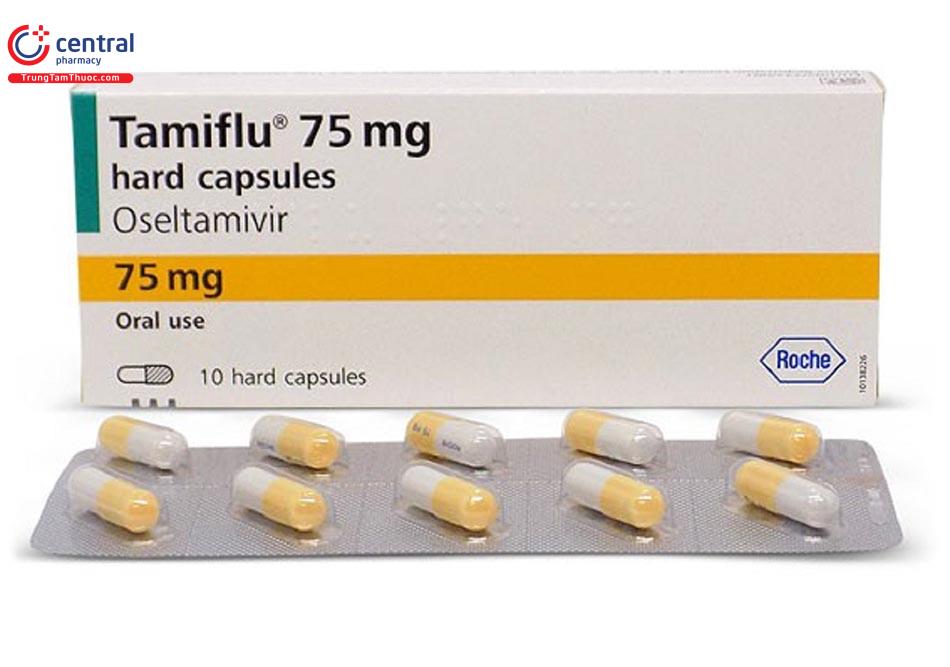 Hình ảnh thuốc điều trị cúm Tamiflu
