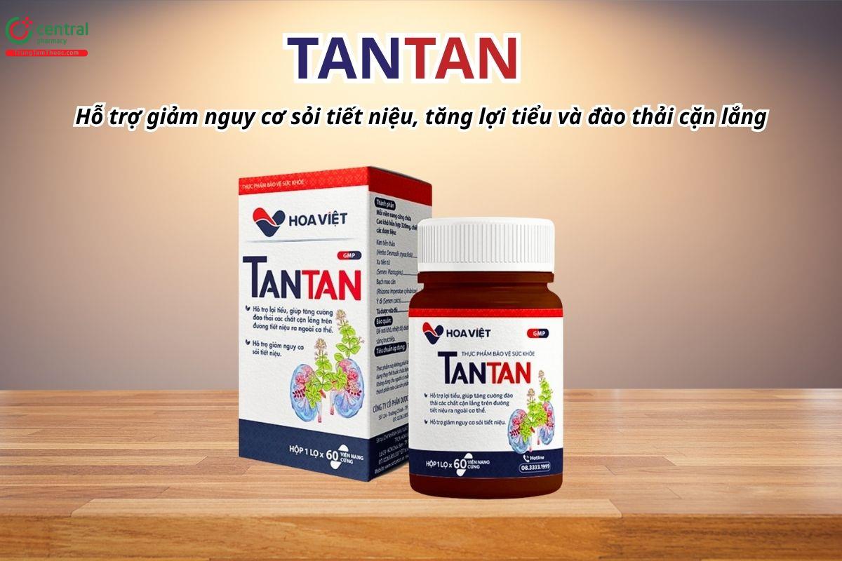 Tantan hỗ trợ giảm nguy cơ sỏi tiết niệu, tăng lợi tiểu và đào thải cặn lắng