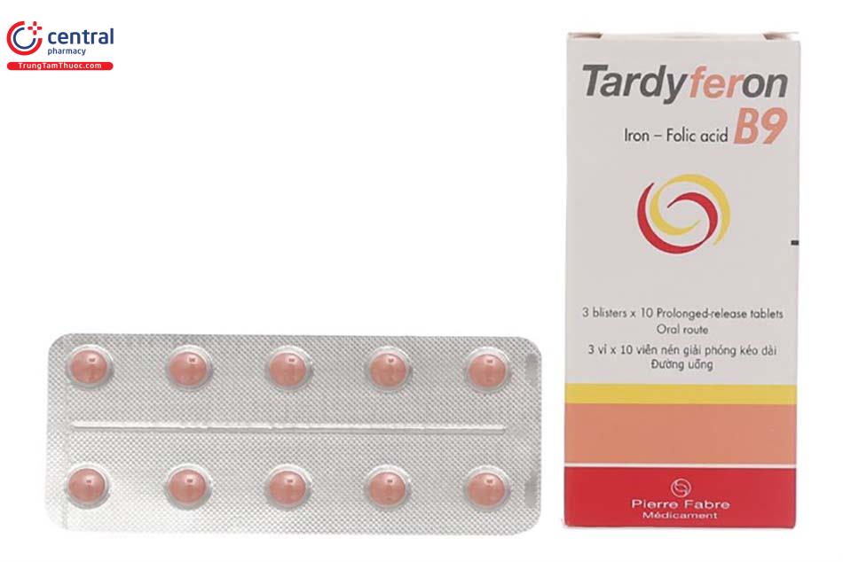 Tardyferon B9 - Thuốc điều trị và dự phòng thiếu máu