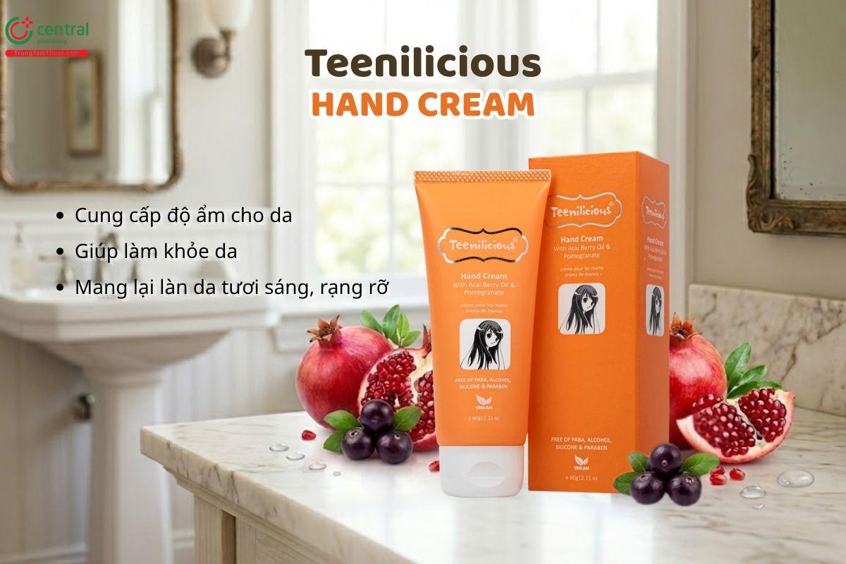 Teenilicious Hand Cream with Acai Berry Oil & Pomegranate bổ sung độ ẩm cho tay