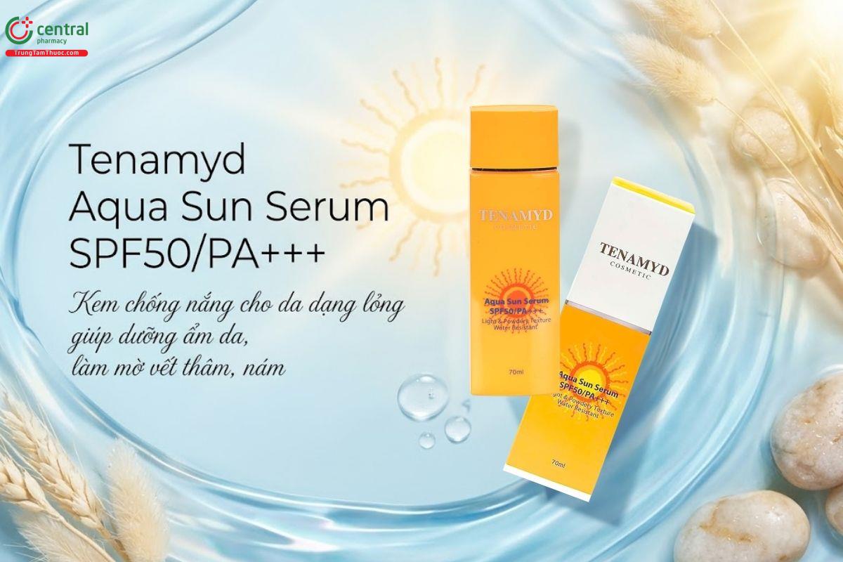 Kem chống nắng Tenamyd Aqua Sun Serum SPF50/PA+++ 70ml cấp ẩm cho da