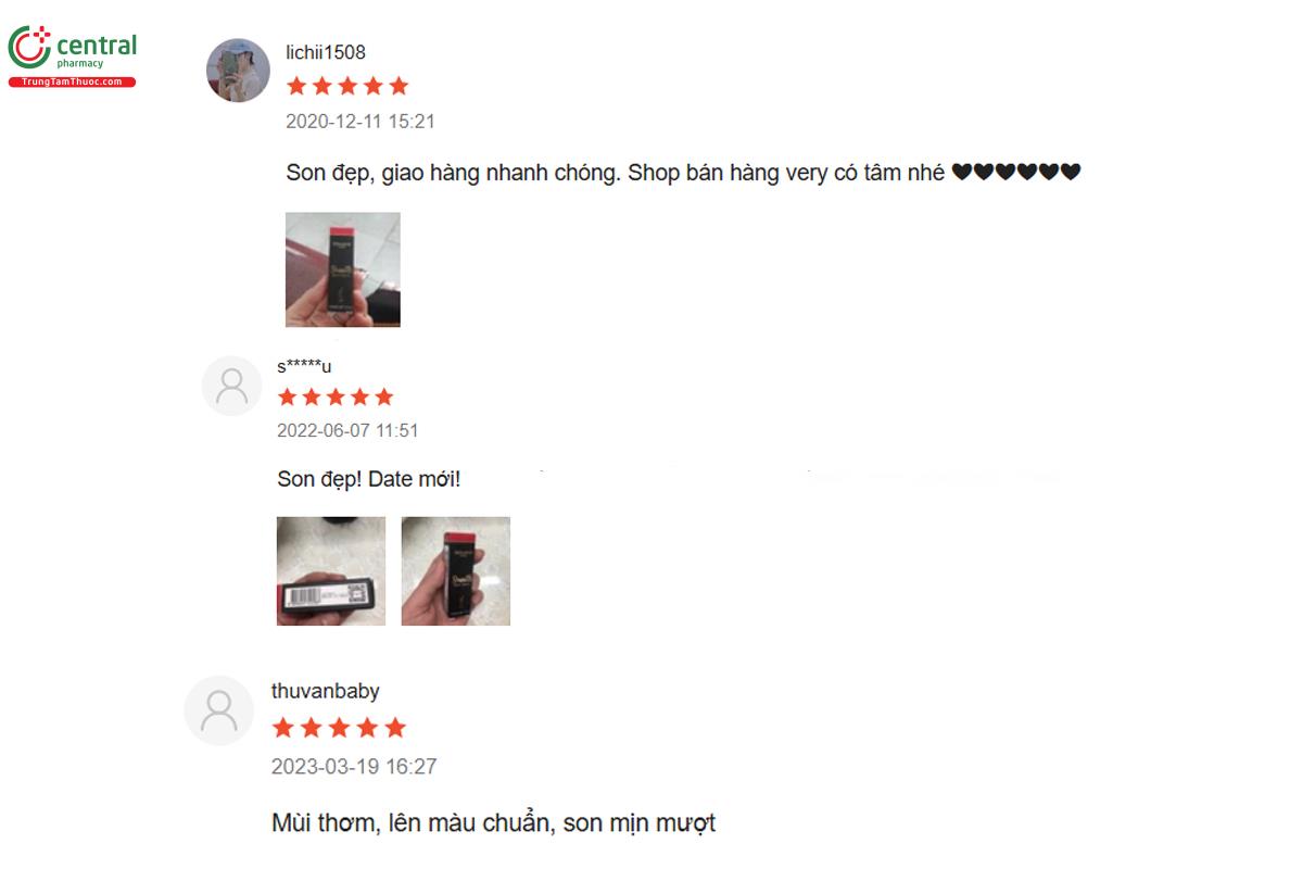 Review của khách hàng về sản phẩm Tenamyd Smooth Matte Lipstick