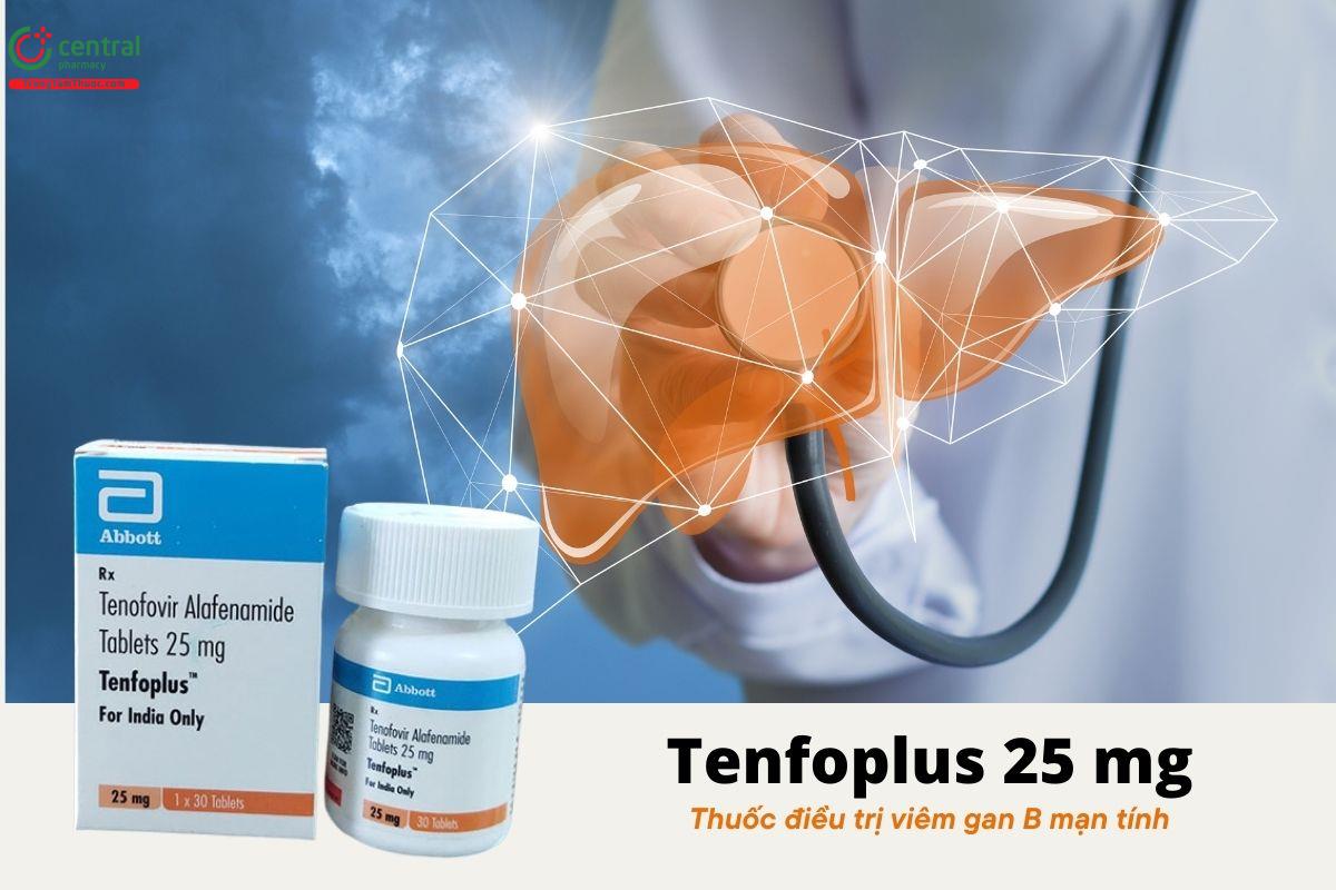 Thuốc Tenfoplus 25mg điều trị viêm gan B mạn tính, nhiễm virus HIV