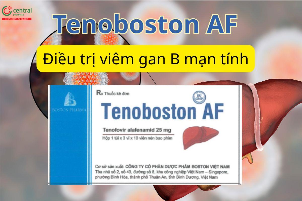 Thuốc Tenoboston AF 25mg điều trị viêm gan B mạn tính