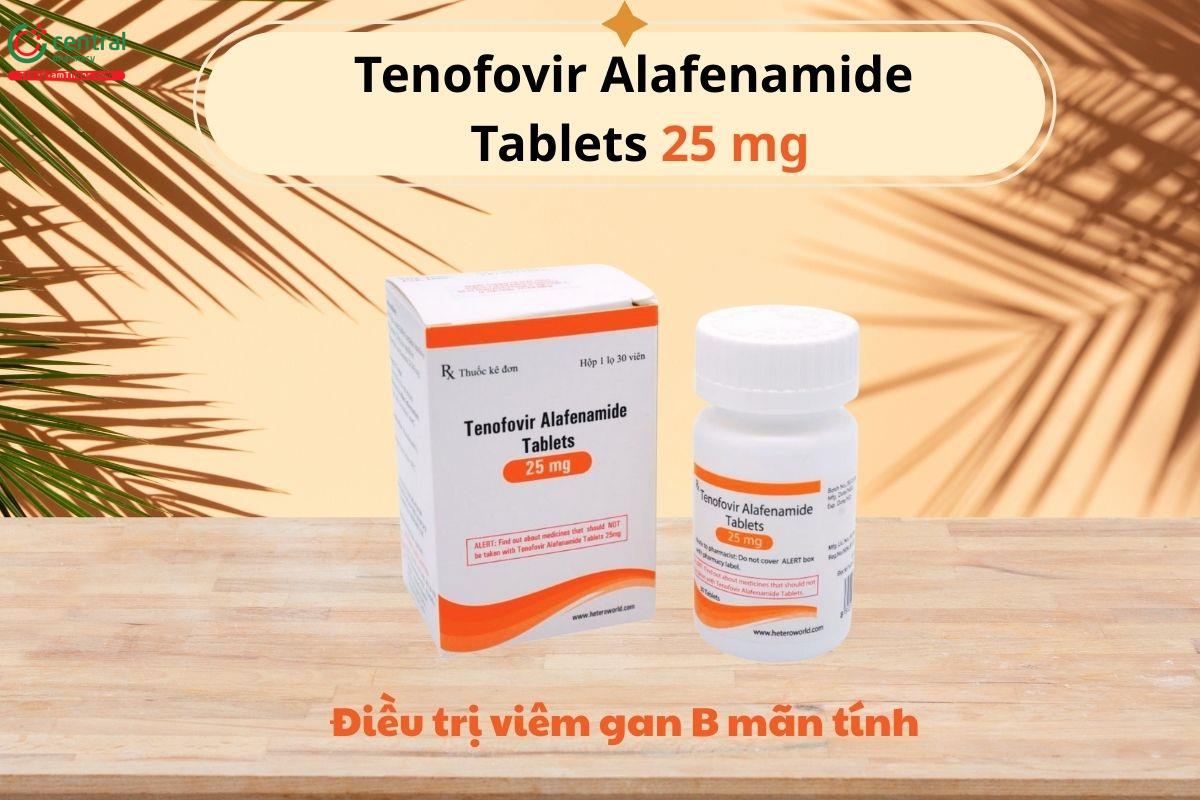 Chỉ định của thuốc Tenofovir Alafenamide Tablets 25 mg Hetero