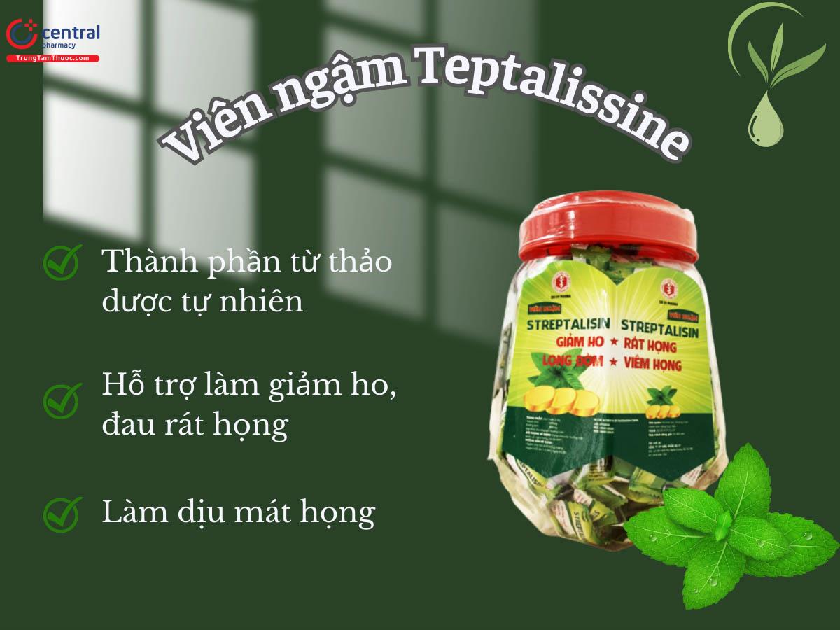 Viên ngậm Teptalissine 