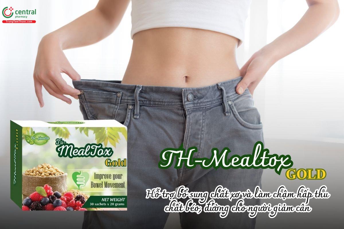 TH-Mealtox GOLD hỗ trợ bổ sung chất xơ và làm chậm hấp thu chất béo, đường cho người giảm cân