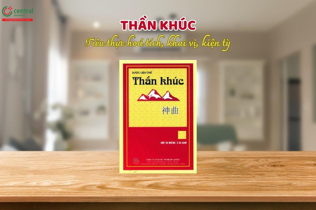Thần Khúc có tác dụng giúp tiêu thực hoá tích, khai vị và kiện tỳ, dùng trong các trường hợp cảm mạo quanh năm, cảm lạnh, cảm nắng, khó tiêu, buồn nôn, tiêu chảy