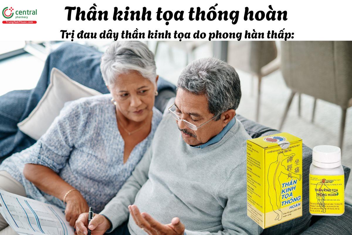 Thuốc Thần Kinh Tọa Thống Hoàn - Giảm triệu chứng do phong, hàn, thấp