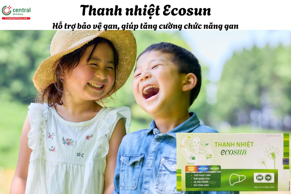 Thanh Nhiệt Ecosun - Giúp làm mát cơ thể và thanh lọc gan
