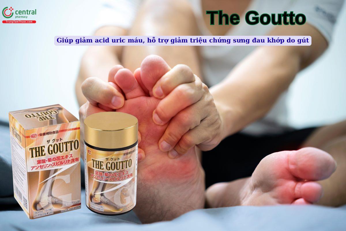 The Goutto giúp giảm các triệu chứng sưng đau do gout