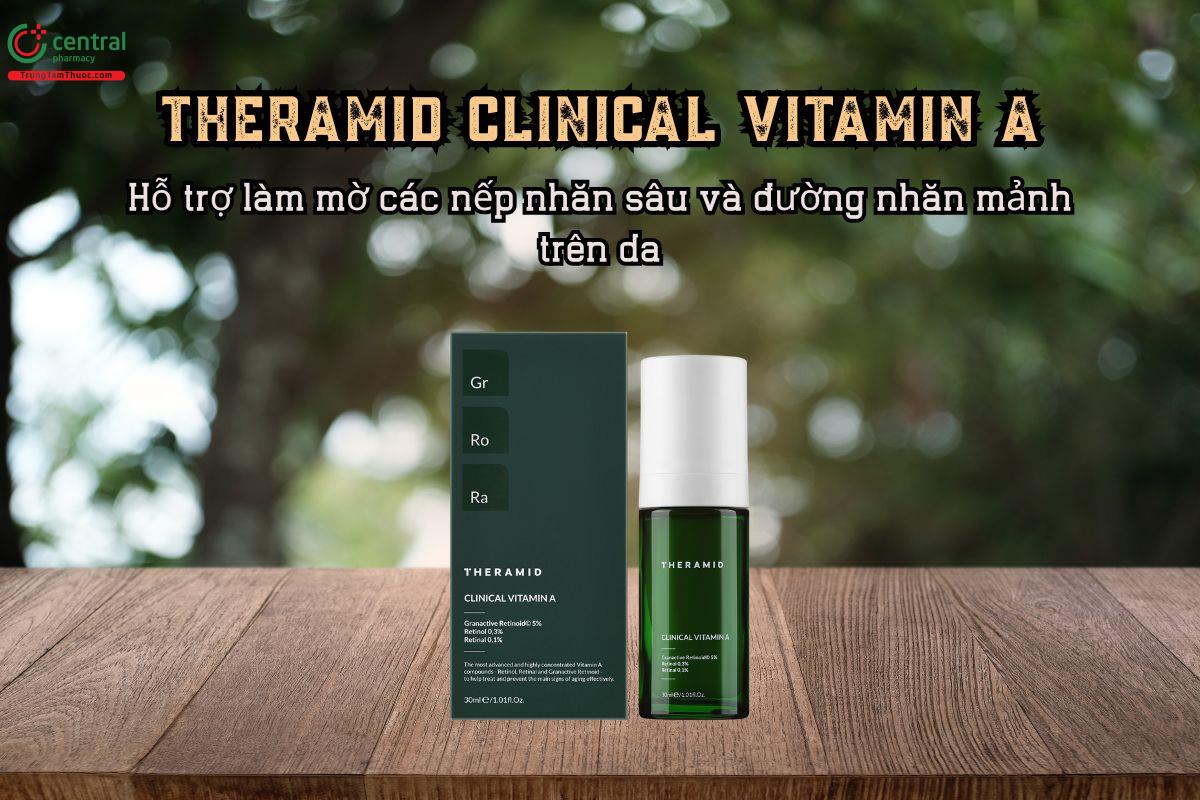 Theramid CLINICAL VITAMIN A Hỗ trợ làm mờ các nếp nhăn sâu