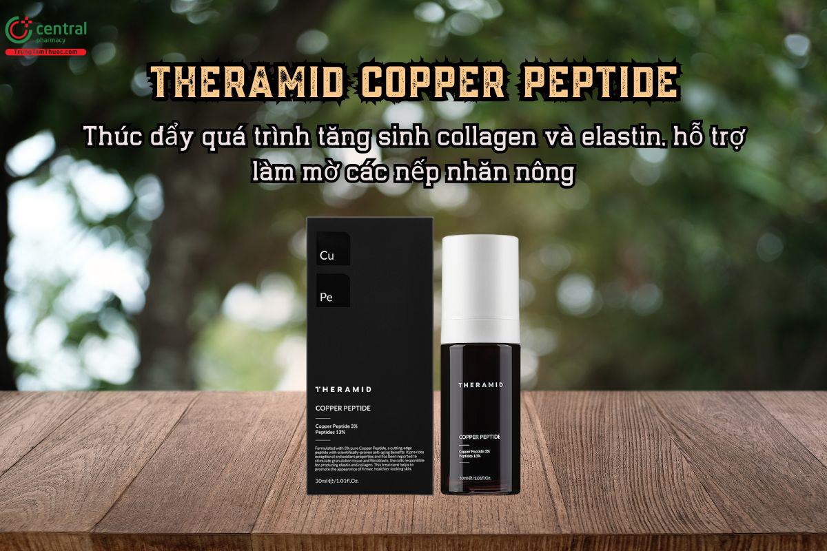Thuốc Theramid COPPER PEPTIDE hỗ trợ làm mờ các nếp nhăn nông