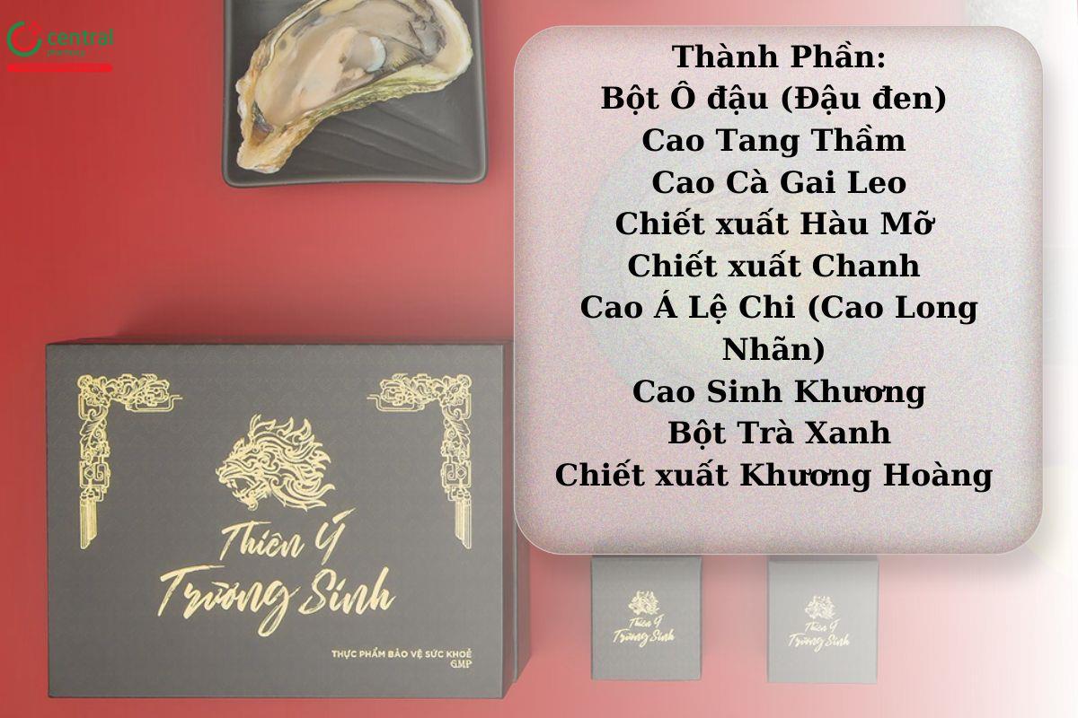 Thành phần của Thiên Ý Trường Sinh ST