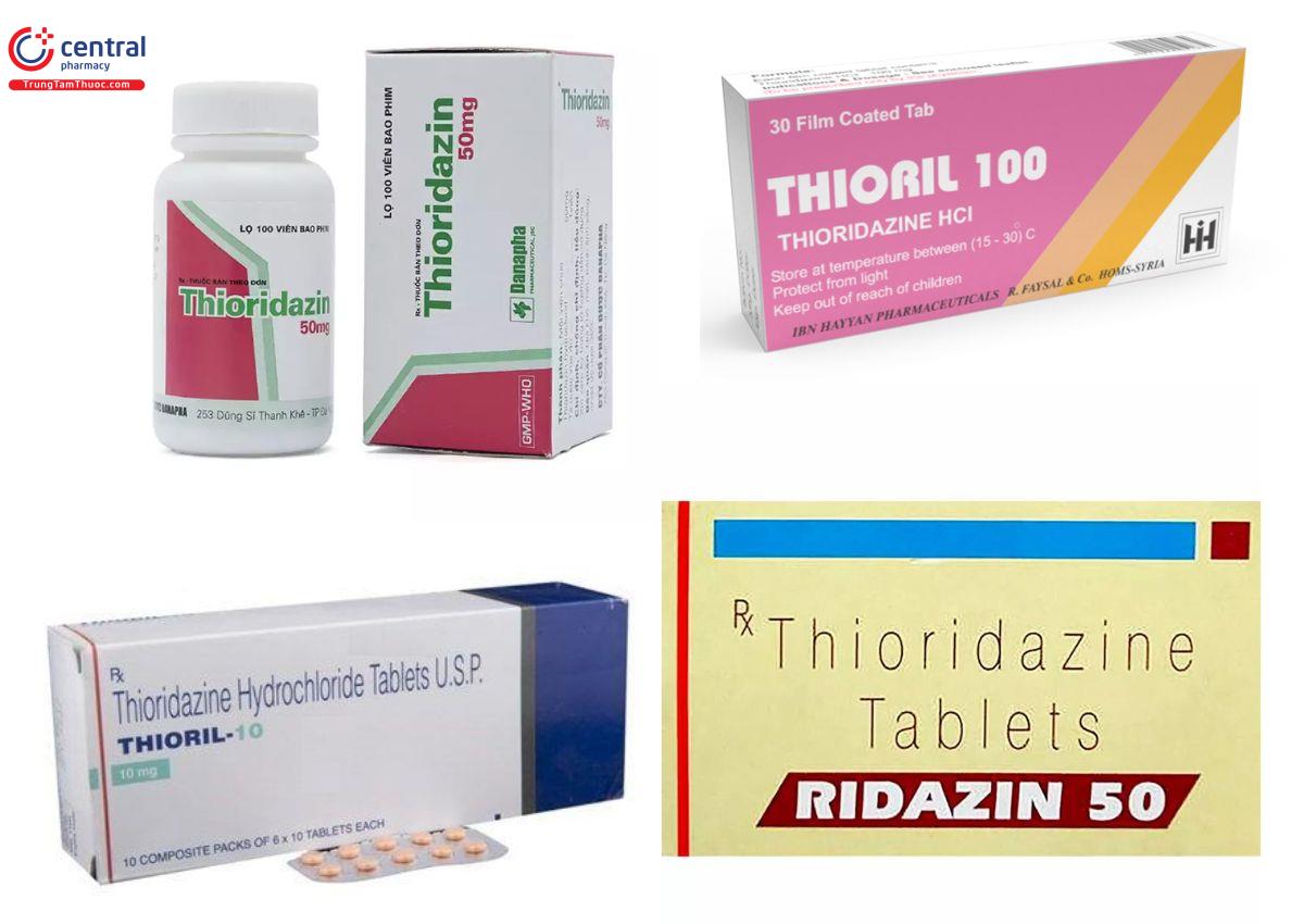 Sản phẩm có chứa hoạt chất Thioridazin
