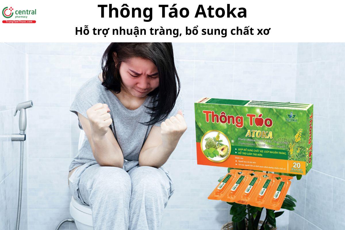 Thông Táo Atoka - Giúp tăng cường nhu động ruột, giảm táo bón