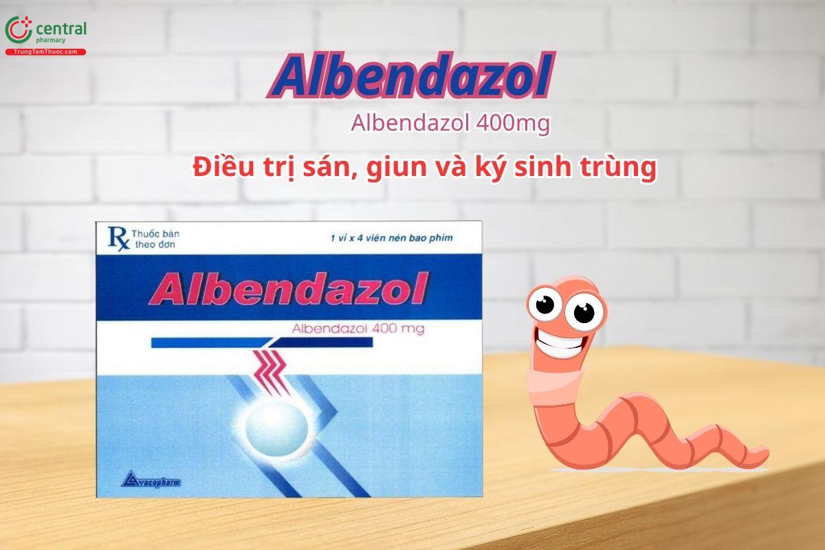 Thuốc Albendazol 400mg Vacopharm - Điều trị sán, giun và ký sinh trùng