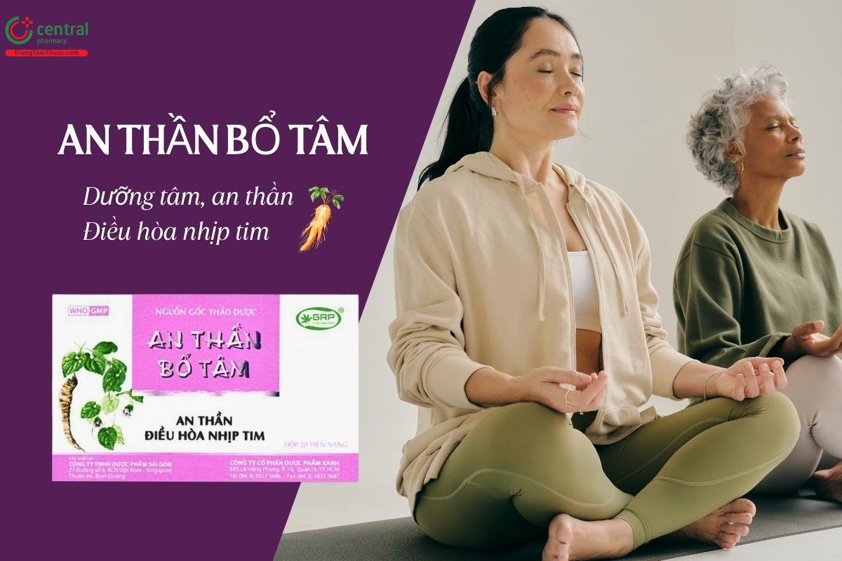 Thuốc An thần bổ tâm GRP giúp dưỡng tâm, an thần, điều hòa nhịp tim