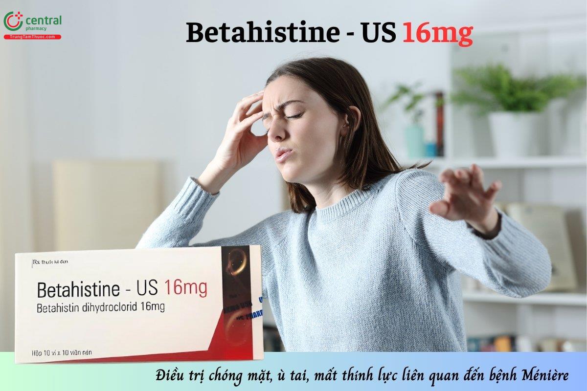 Thuốc Betahistine - US 16mg