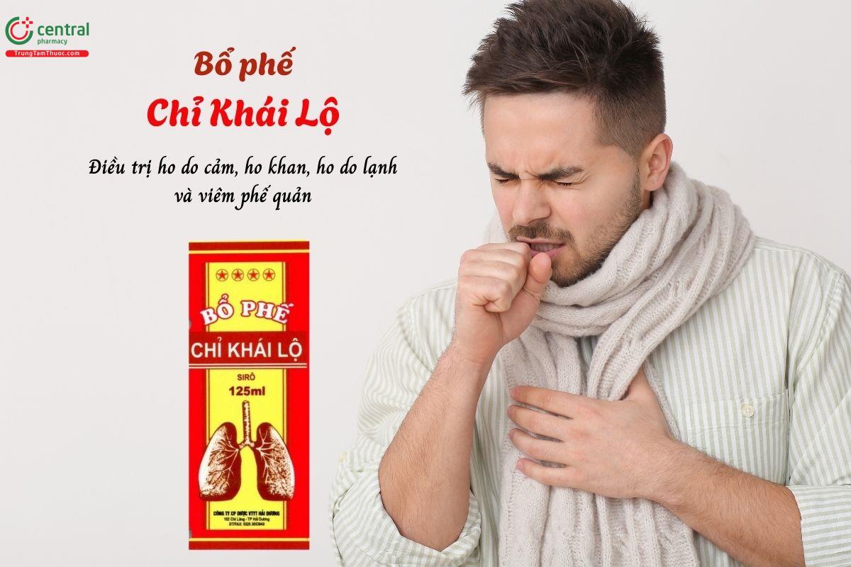 Bổ phế chỉ khái lộ Hải Dương điều trị ho do cảm, ho khan, ho do lạnh và viêm phế quản