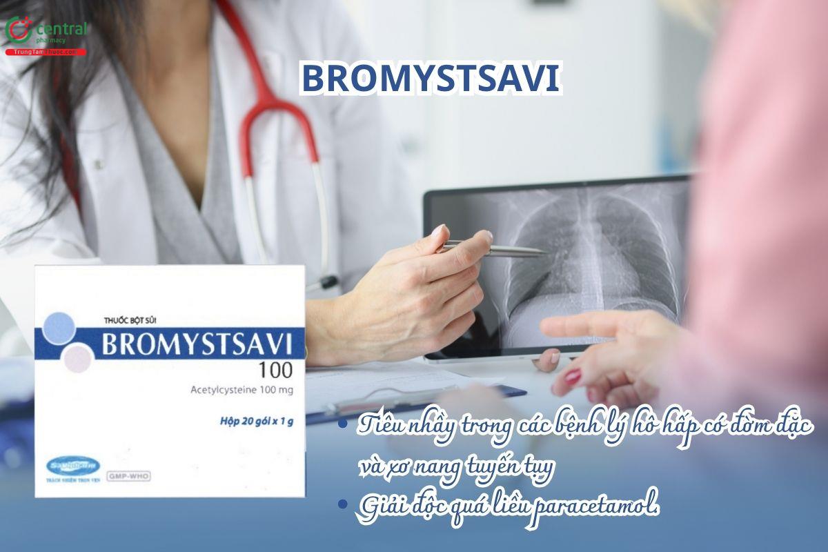 Chỉ định của thuốc BromystSaVi 100mg