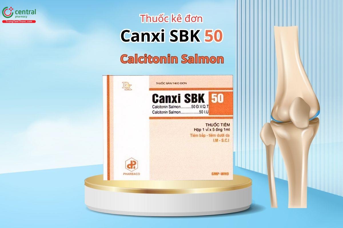 Thuốc Canxi SBK 50IU điều trị bệnh lý liên quan đến xương khớp