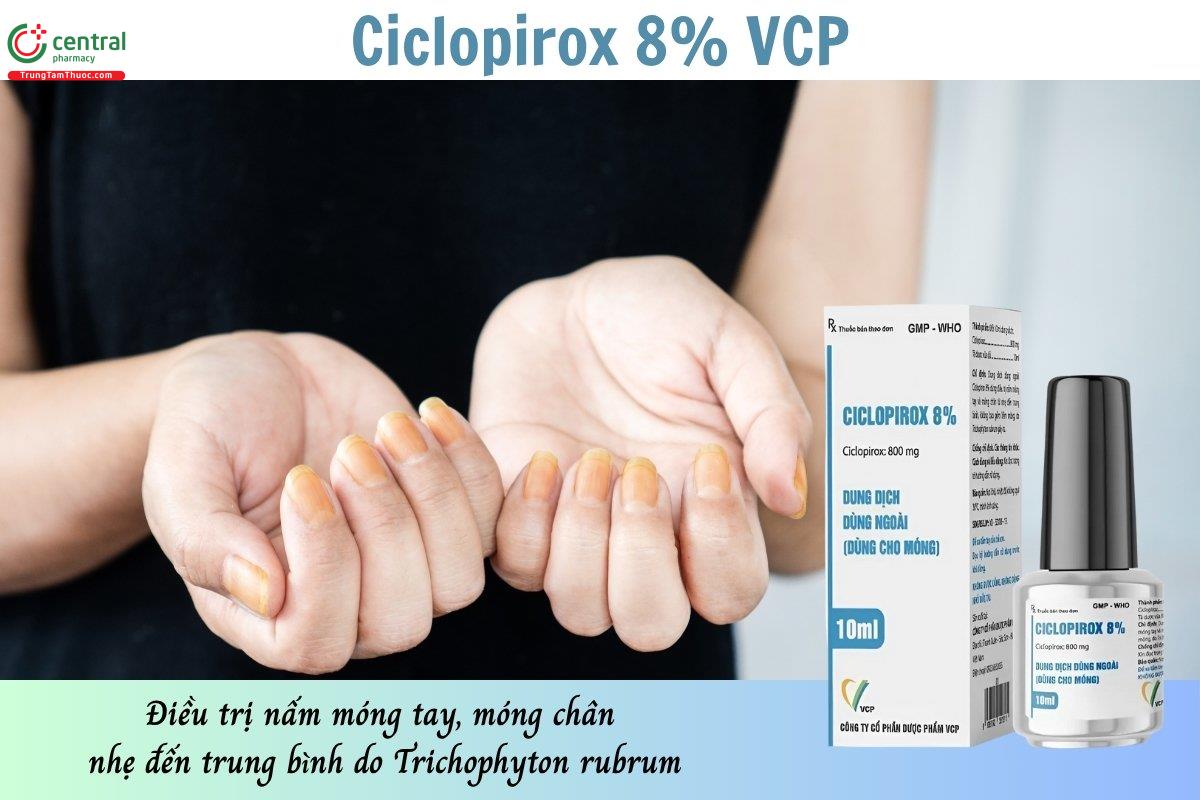 Ciclopirox 8% VCP 