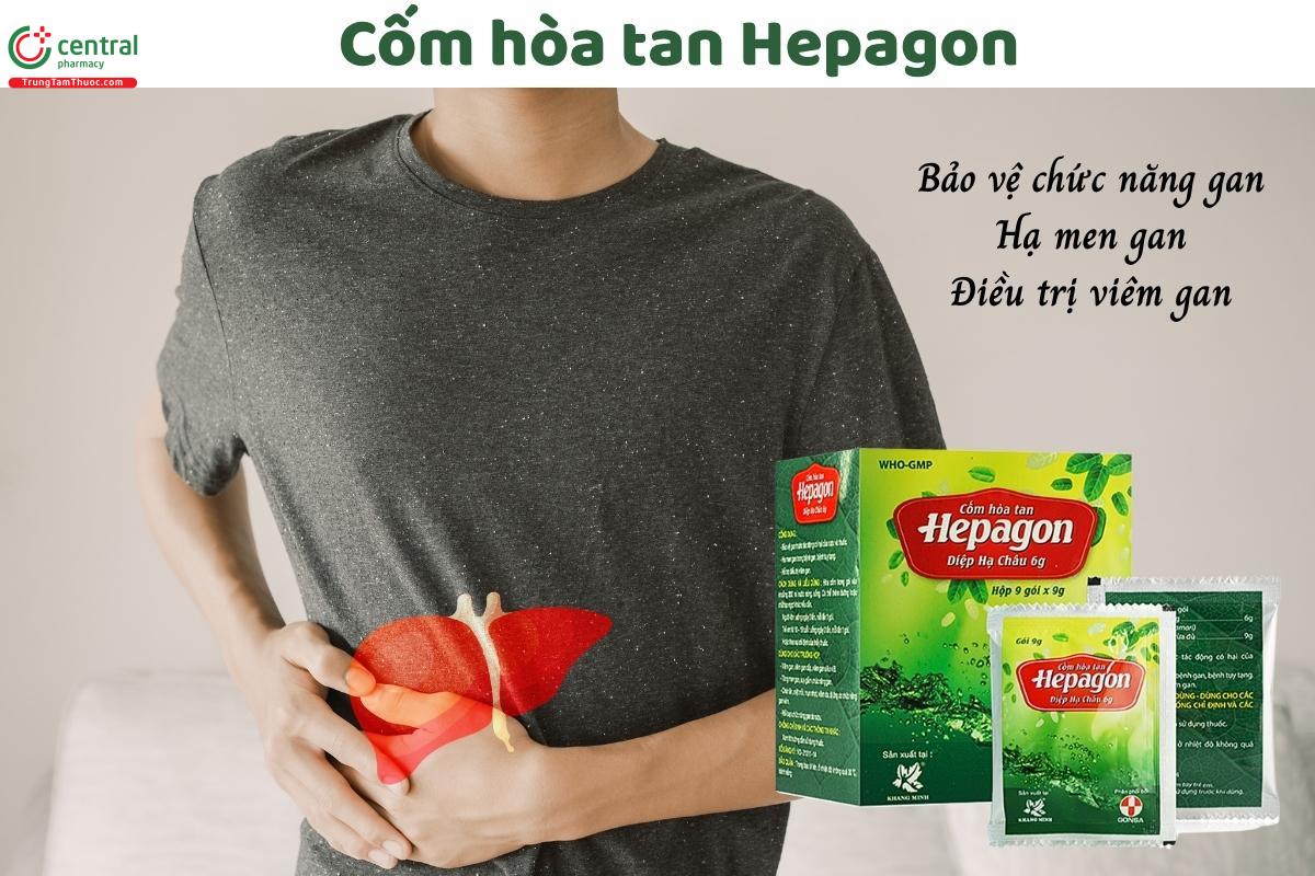 Thuốc Cốm hòa tan Hepagon