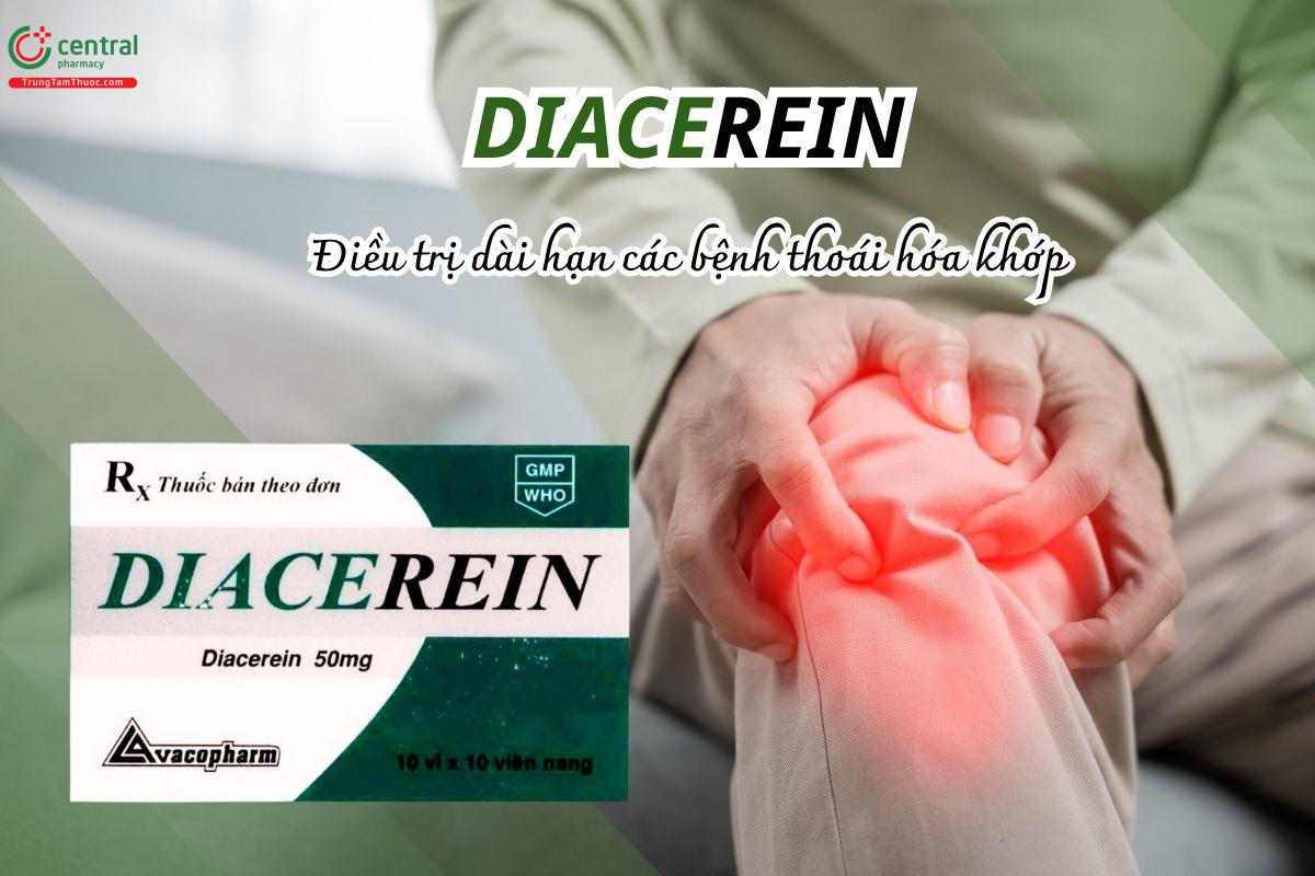 Thuốc Diacerein 50mg Vacopharm điều trị dài hạn các bệnh thoái hóa khớp