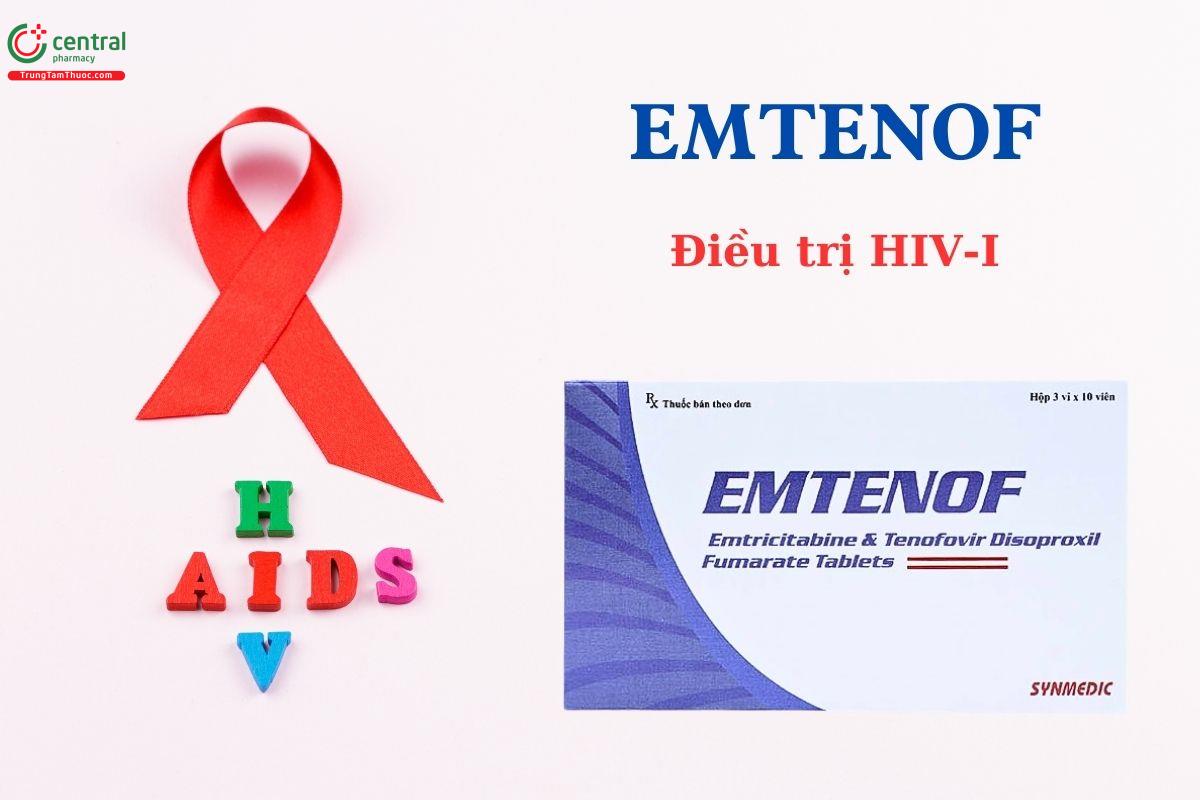 Emtenof điều trị HIV-1 ở người lớn