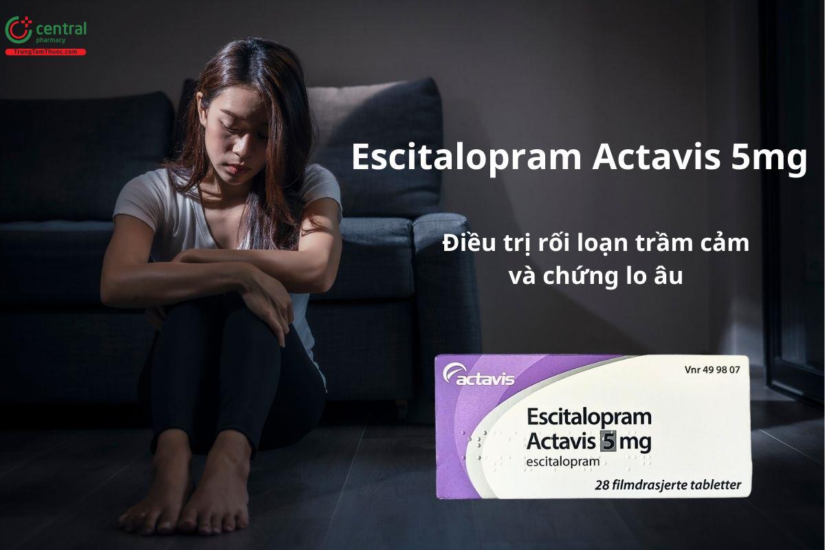 Thuốc Escitalopram Actavis 5mg 