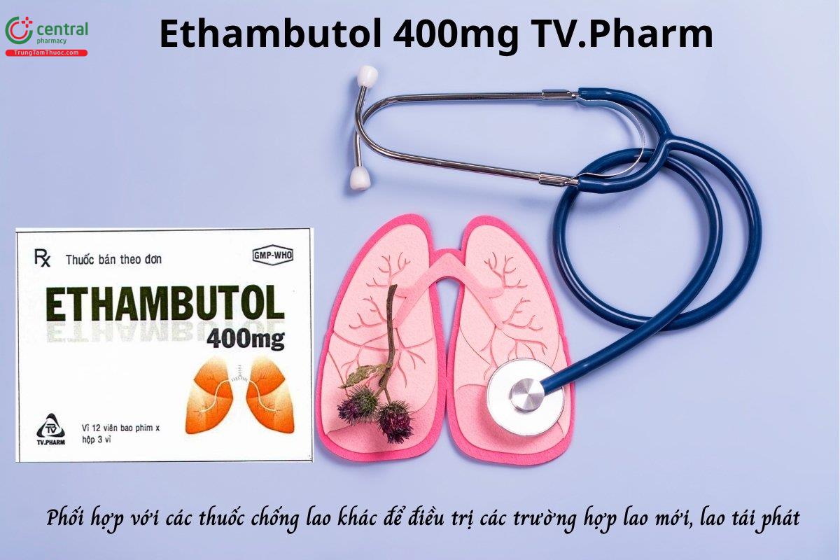 Thuốc Ethambutol 400mg TV.Pharm