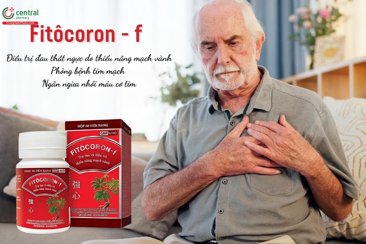 Thuốc Fitôcoron - f điều trị đau thắt ngực do thiểu năng mạch vành
