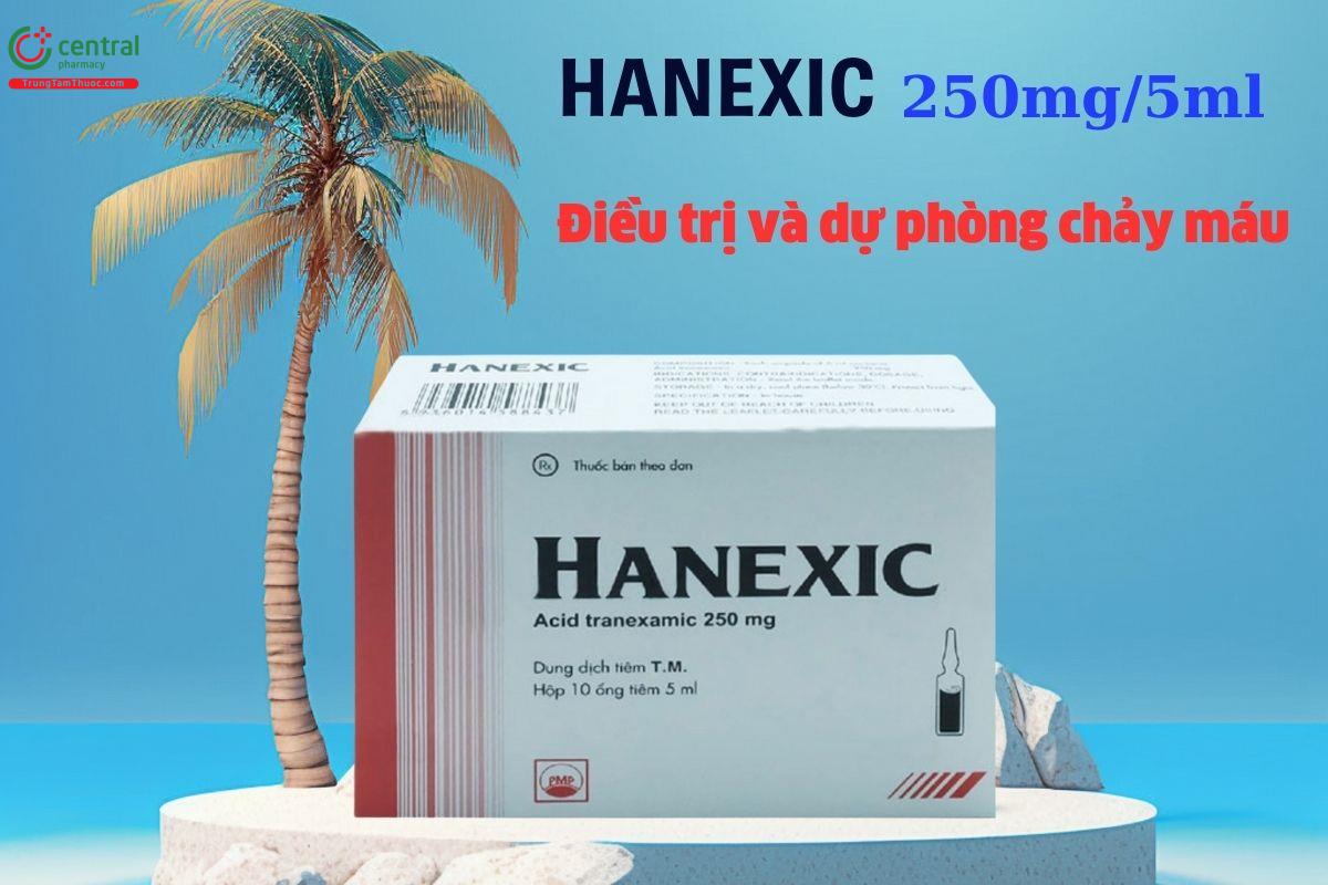 Thuốc Hanexic 250mg/5ml, điều trị và dự phòng chảy máu