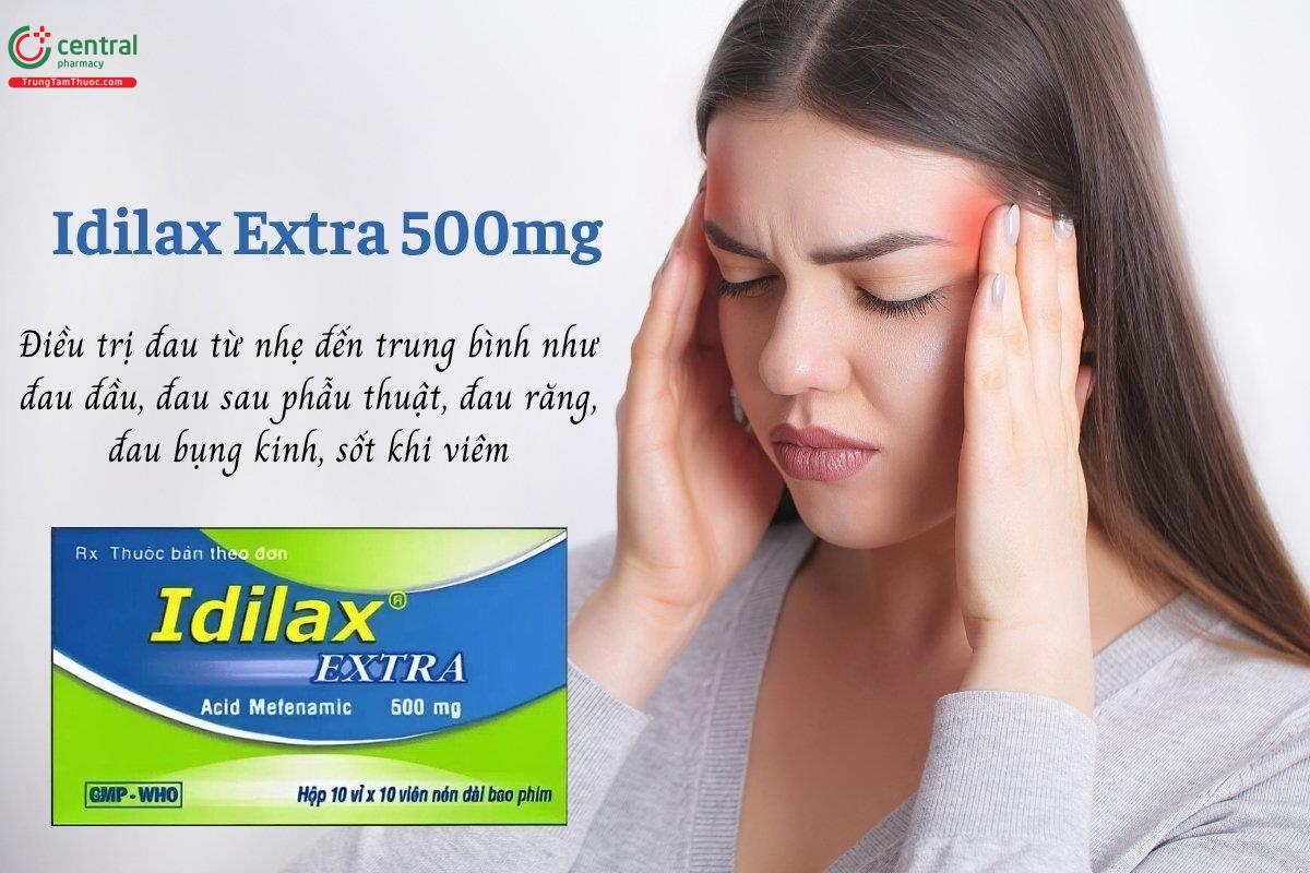 Thuốc Idilax Extra 500mg