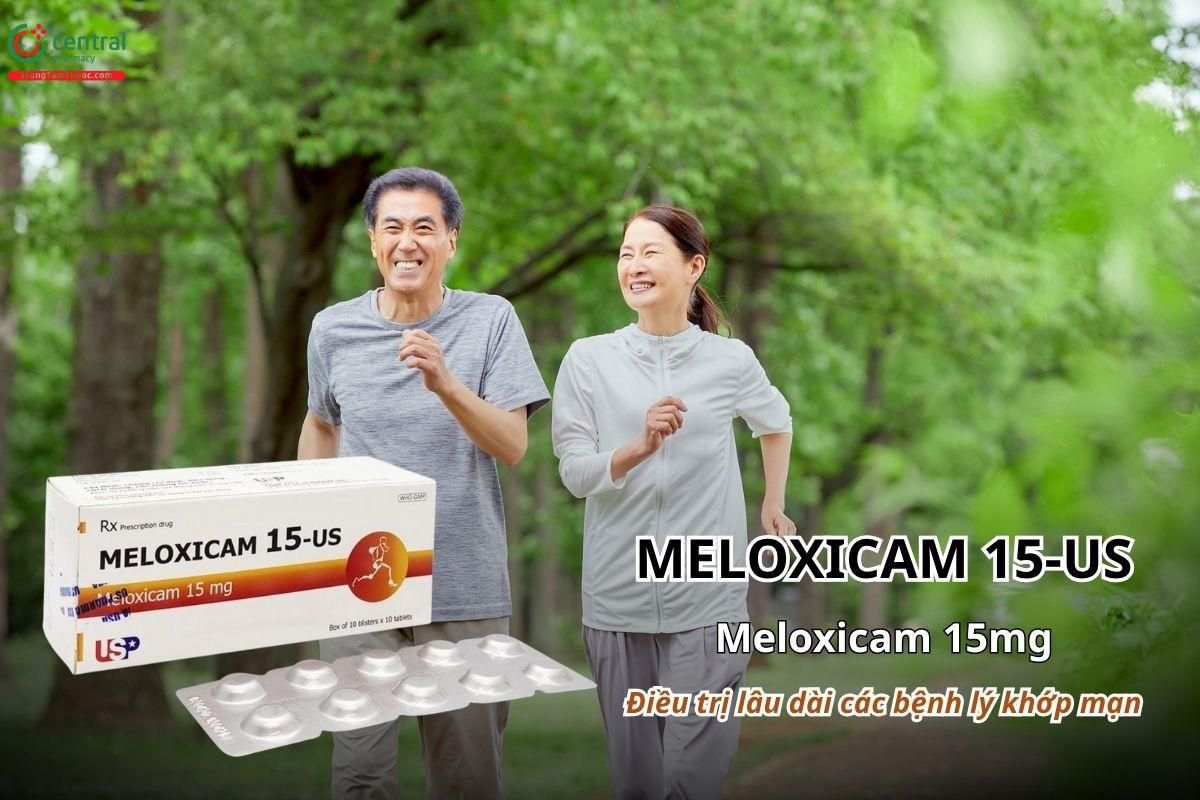 Thuốc Meloxicam 15-US điều trị kéo dài các bệnh khớp mạn tính