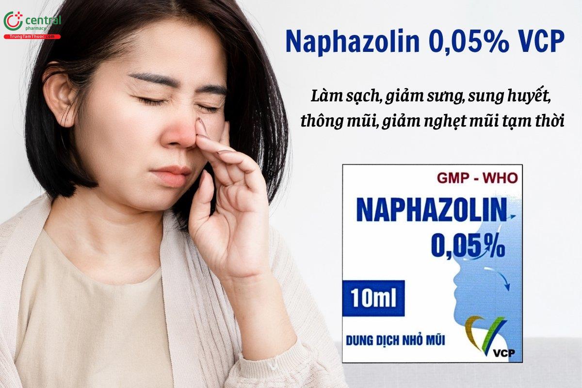Thuốc nhỏ mũi Naphazolin 0,05% VCP