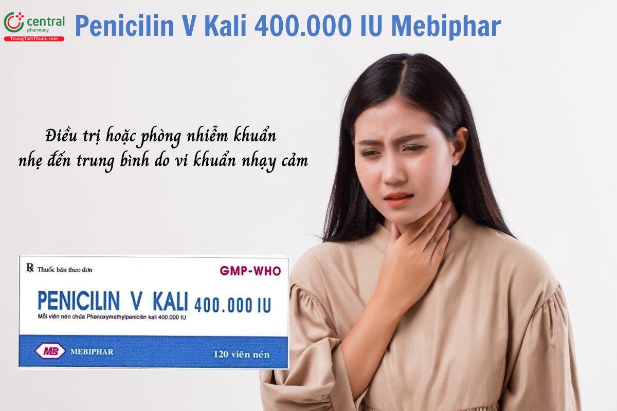 Thuốc Penicilin V Kali 400.000 IU Mebiphar