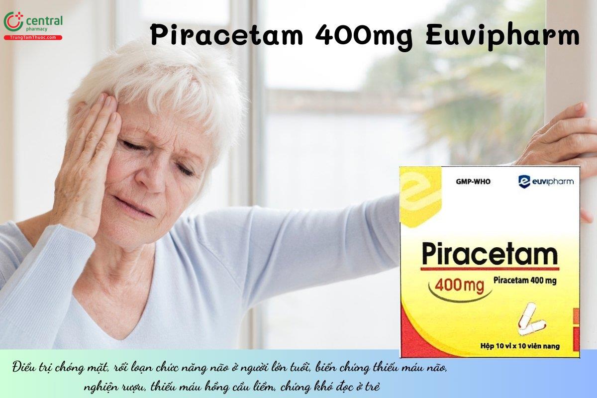 Thuốc Piracetam 400mg Euvipharm