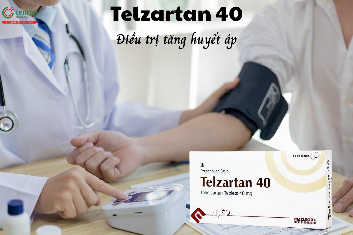 Thuốc Telzartan 40 (Telmisartan) điều trị tình trạng tăng huyết áp