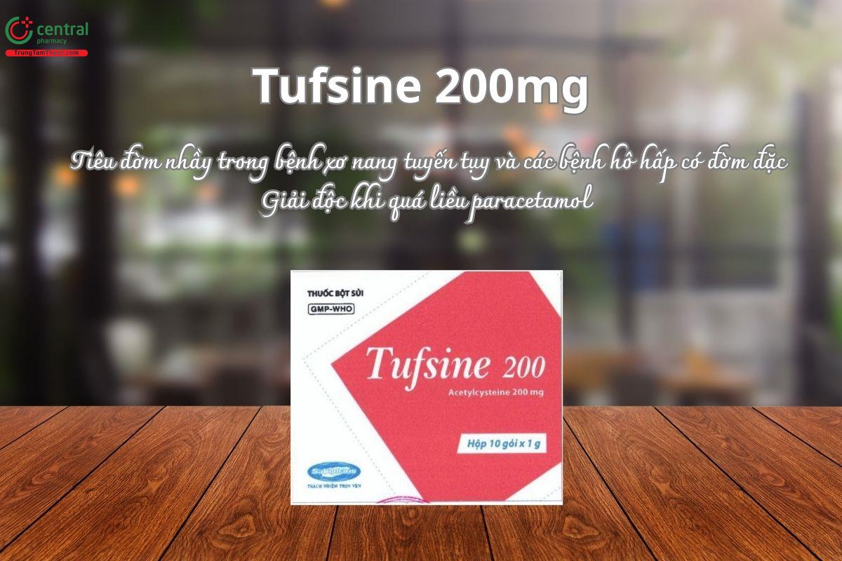 Chỉ định của thuốc Tufsine 200mg