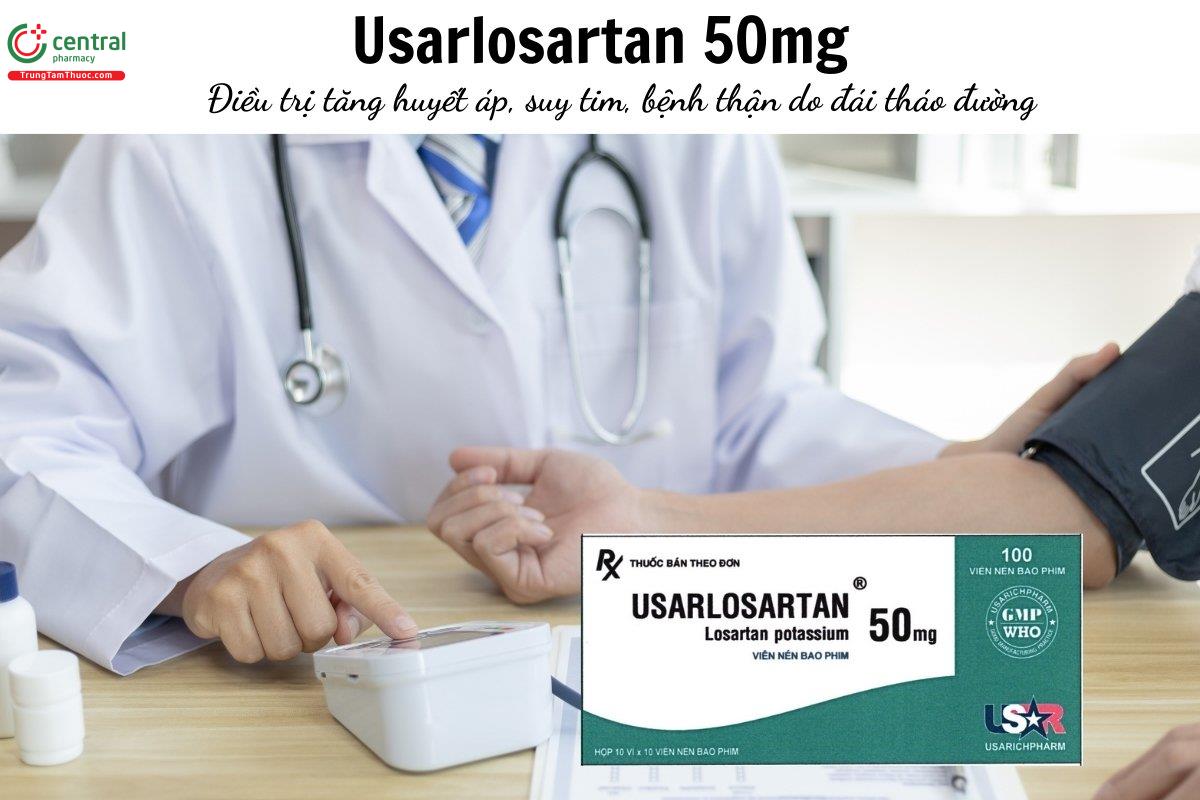 Thuốc Usarlosartan 50mg