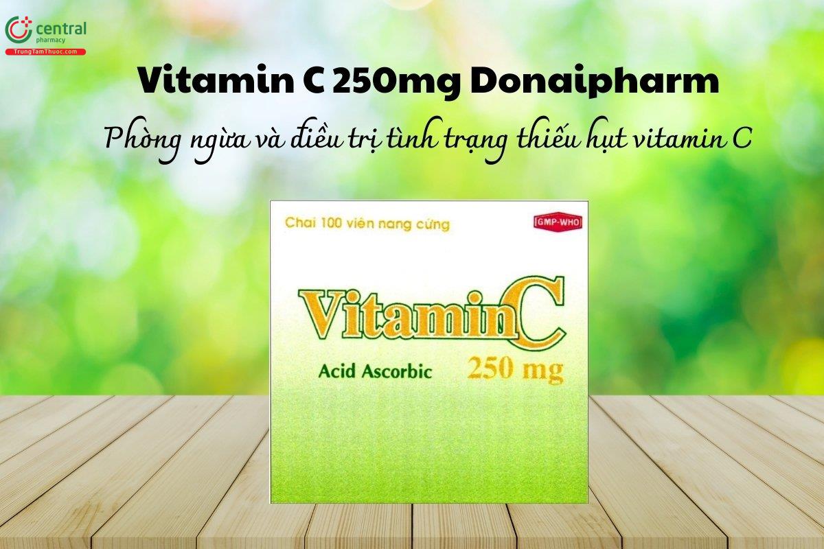 Thuốc Vitamin C 250mg Donaipharm