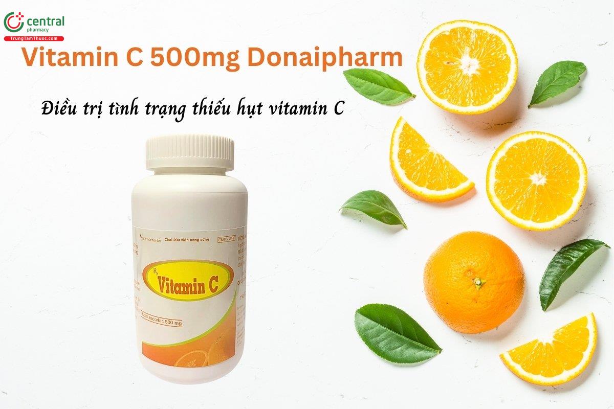 Thuốc Vitamin C 500mg Donaipharm