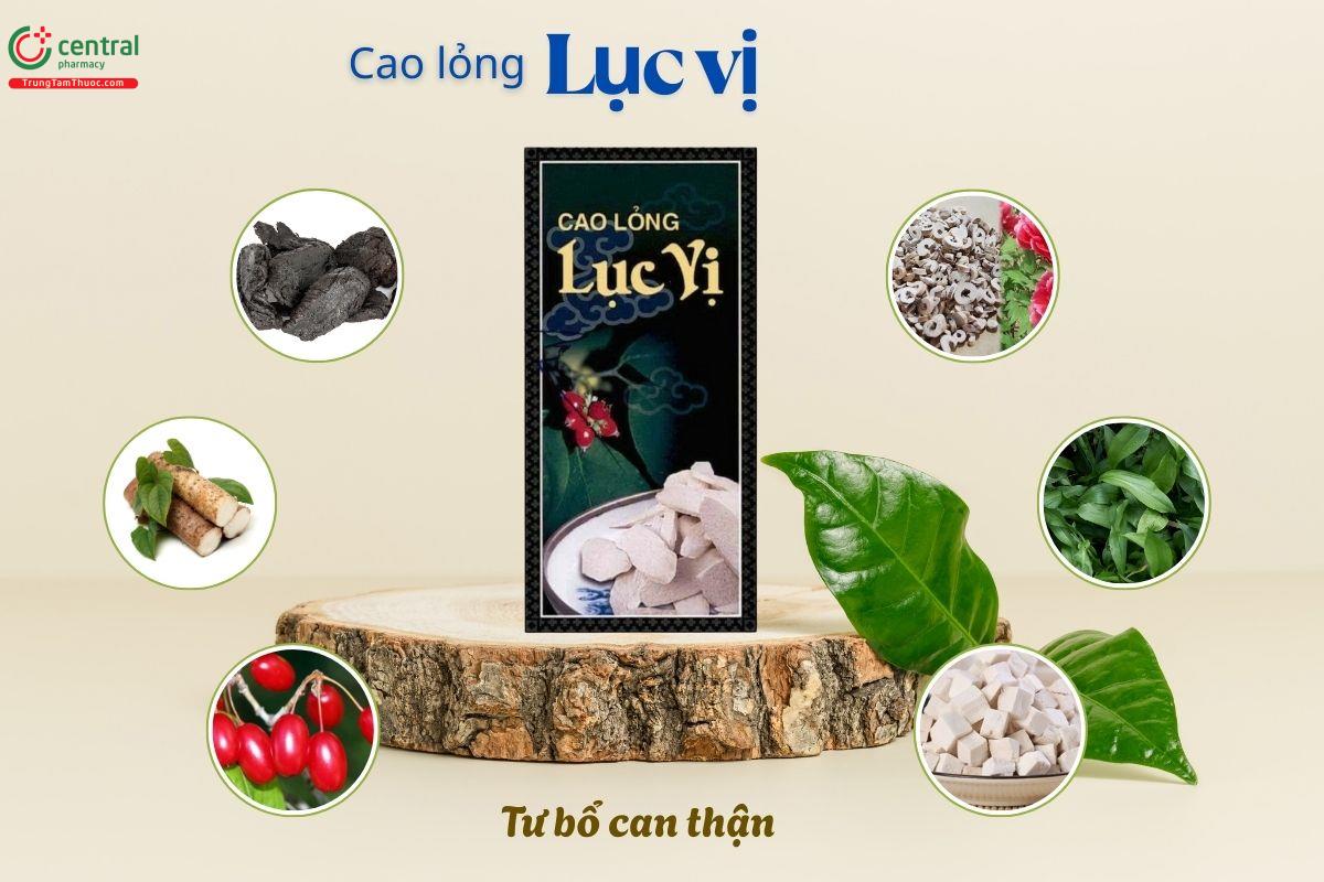 Thuốc cao lỏng Lục vị Hà Tây có tác dụng tư bổ can thận